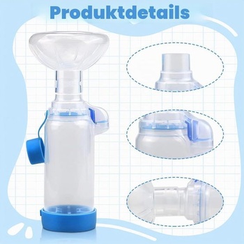 Rozperka pre inhalátor pre domácich miláčikov s 2 maskami pre mačky a psy, aerosólová komora s