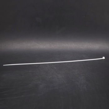 Sťahovacie pásky ERKO biele 400x4,8 mm, 100 kusov, pevnosť v ťahu 22 kg 400 x 4,8 mm - 100 kusov