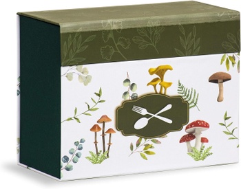 Úložný box zelený receptár Mareli
