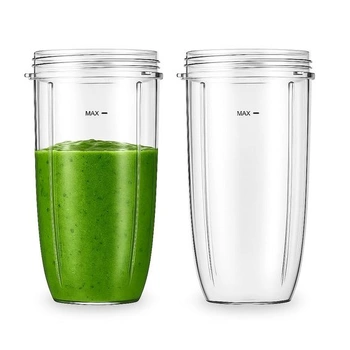 Balenie 2 kusov miešacích kelímkov s objemom 946 ml (32 oz) pre NutriBullet rady 600W a 900W