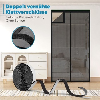 Sekey magnetická sieť proti hmyzu, rezateľná, dverové, ochrana proti hmyzu, magnetická clona,