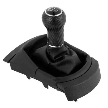 Manžeta radiacej páky, hlavica radiacej páky, čierna, 5/6 rýchlostí, 12 mm, kompatibilná so Seat Ibiza