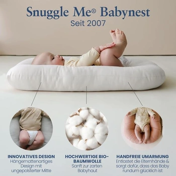 Hniezdo pre dojčatá Snuggle Me do 9 mesiacov