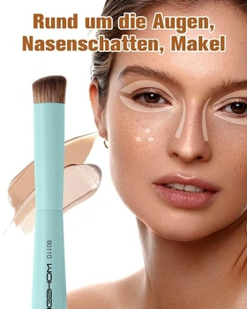 EIGSHOW Štětec na make-up a korektor, oboustranný štětec na make-up pro bezchybný make-up, precizní