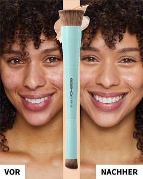 EIGSHOW Štětec na make-up a korektor, oboustranný štětec na make-up pro bezchybný make-up, precizní