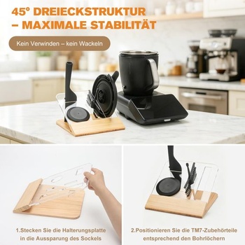 Držiak kuchynského náčinia pre príslušenstvo Thermomix TM7 – Inteligentný systém úložného priestoru a