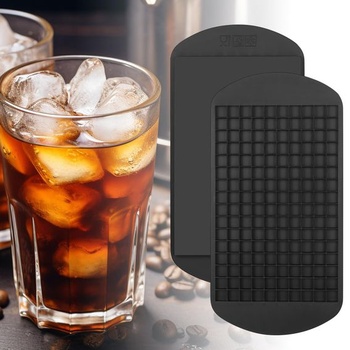 2 mini formičky na led, malé silikonové formičky na led, mini kostky ledu