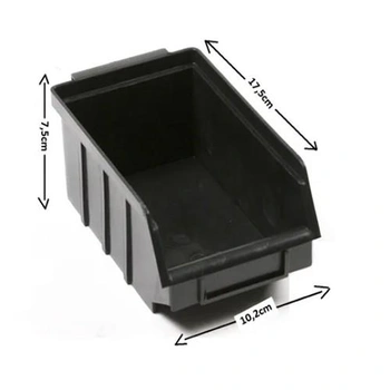 Čierny úložný box Hunersdorff