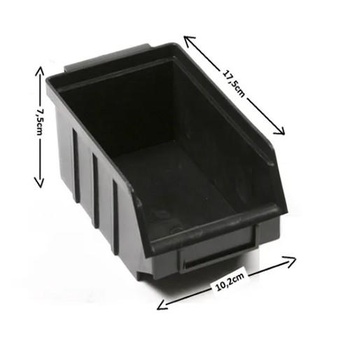 Čierny úložný box Hunersdorff
