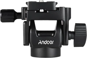 Naklápěcí hlava Andoer pro monopod, stativová hlava s rychloupínací destičkou