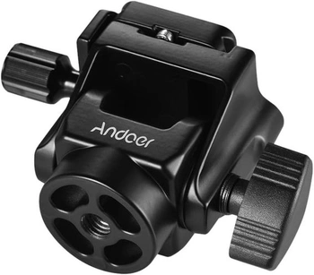 Naklápěcí hlava Andoer pro monopod, stativová hlava s rychloupínací destičkou