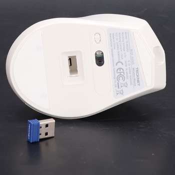 Bezdrôtová dobíjacia myš TECKNET PRO, tichá bezdrôtová myš 6400 DPI, 2,4 GHz počítačová myš,