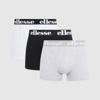 Pánske boxerky Ellesse Hali 3P SHAY0614 S, čierne/šedé/biele
