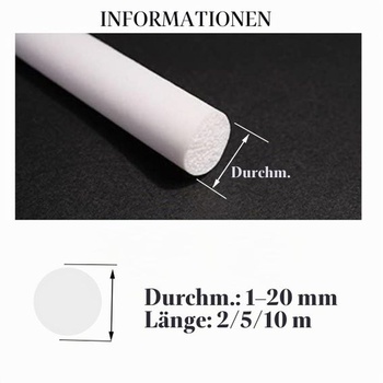 Silikónová pena Stubotar Seal Strip 20mm 2m