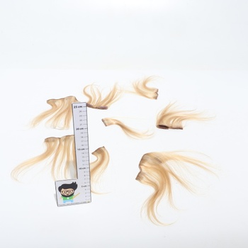 Clip-in predlžovanie vlasov Rich 8ks, 20cm