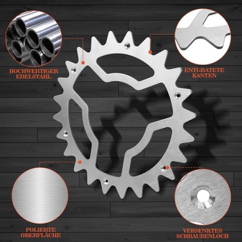 Hroty pro robotické sekačky Worx Landroid model S/M, tloušťka 2 mm, vylepšená trakce, zapuštěné