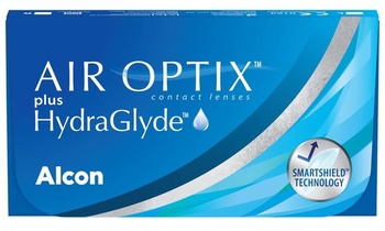 Mesačné kontaktné šošovky Air Optix plus HydraGlyde | 6 kusov | +1,75 dioptrie (1,75 dioptrie, 8,6 mm,