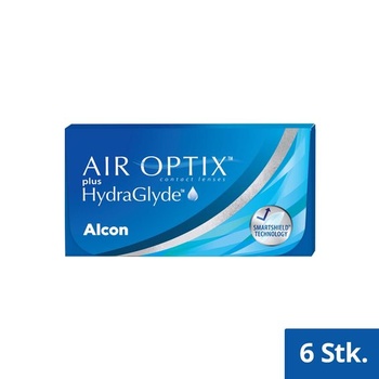 Mesačné kontaktné šošovky Air Optix plus HydraGlyde | 6 kusov | +1,75 dioptrie (1,75 dioptrie, 8,6 mm,