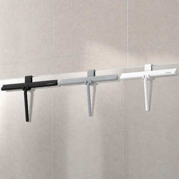 Sprchová stierka Minimism, sprchová stierka s držiakom, 33 cm, biela