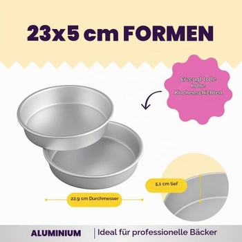 Wilton Performance Pans pekáč na pečenie, Ø 23 cm, 2 kusy 9 x 2 palce (balenie po 2 ks) 22,9 cm,