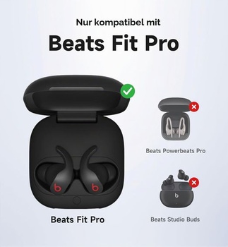 Priehľadné puzdro SURITCH kompatibilné s ochranným puzdrom Beats Fit Pro [tenký dizajn] [odolné