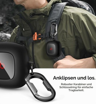 Priehľadné puzdro SURITCH kompatibilné s ochranným puzdrom Beats Fit Pro [tenký dizajn] [odolné