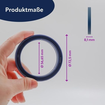 SIOUX Vylepšený O-krúžok tesnenia Portafilter E61 8,1 mm pre kávovary na espresso, pasuje aj na