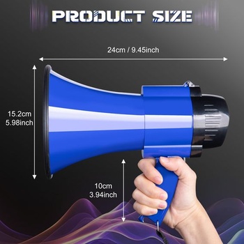 Megafón MyMealivos 30 W modrý