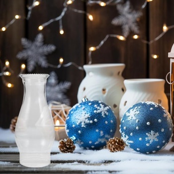 Náhradné sklo Amosfun pre olejovú lampu 7,3 cm Ø sklenené tienidlo na petrolejovú lampu vo