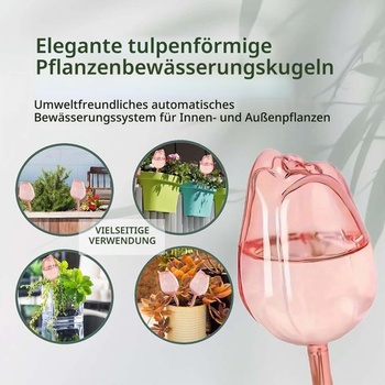 4 samozavlažovacie tŕne na rastliny, 170 ml, automatické zavlažovanie rastlín, samozavlažovanie pre