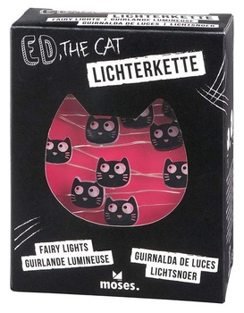 Miniatúrne reťazové svetelné reťaze Moses Ed the Cat | 2,20 m LED reťazové svetelné reťaze s