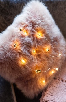 Miniatúrne reťazové svetelné reťaze Moses Ed the Cat | 2,20 m LED reťazové svetelné reťaze s