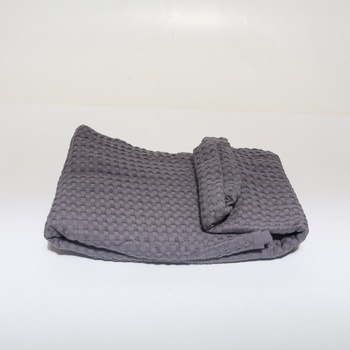 Utopia Bedding 100% bavlnená deka s vaflovou väzbou, 300 g/m² (antracitová - 228 x 182 cm), mäkká,