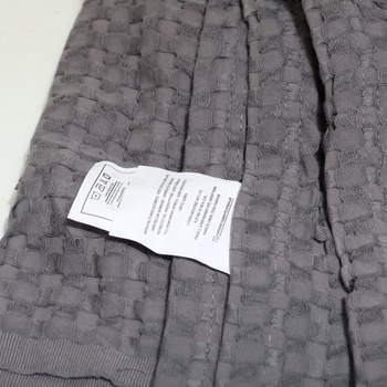 Utopia Bedding 100% bavlnená deka s vaflovou väzbou, 300 g/m² (antracitová - 228 x 182 cm), mäkká,