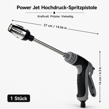 Vysokotlaká pistole Power Jet, tlakový čistič, vysokotlaká vodní pistole, rozprašovací tryska pro