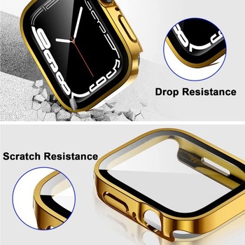 Kompatibilní s pouzdrem Apple Watch 46mm Series 10 (2024), ultratenké pouzdro s PC pokovením,