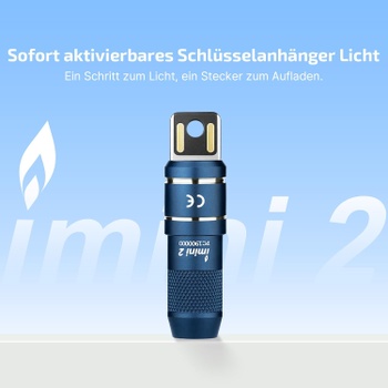 Vreckové svietidlo Olight iMini 2 Mini LED, modrá
