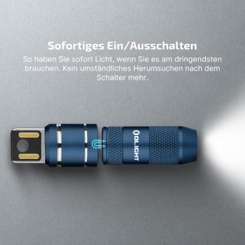 Vreckové svietidlo Olight iMini 2 Mini LED, modrá