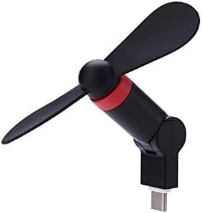 Prenosný chladič pre iPhone 15 Mini Air, ventilátor pre mobilný telefón s konektorom typu C [otočný