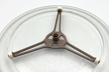 Hnací hřídel a talíř ELECTROTODO kompatibilní s univerzálními mikrovlnnými troubami, 245 mm