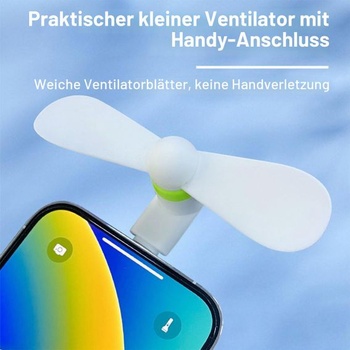 USB ventilátor, mini ventilátor, ventilátor na mobilný telefón, prenosný mini ventilátor 3 v 1, pre