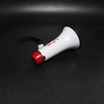 Megafón so sirénou LTC bieločervený USB