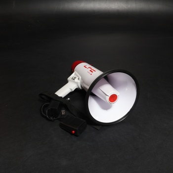 Megafón so sirénou LTC bieločervený USB