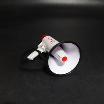 Megafón so sirénou LTC bieločervený USB
