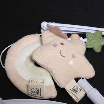 COTTONBEBE Detský mobil, hudobný box s 35 skladbami, nastaviteľná hlasitosť, jednoduchá inštalácia,