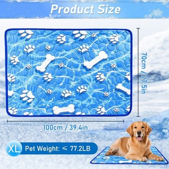 Chladicí podložka pro psy 70x100cm, chladicí podložka pro velké psy