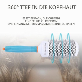 Hrebeň 5 veľkostí kief na vlasy Vysokoteplotný okrúhly hrebeň na úpravu vlasov