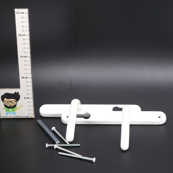 Sada dveřních klik Fab & Fix PVC 92 PZ bílá