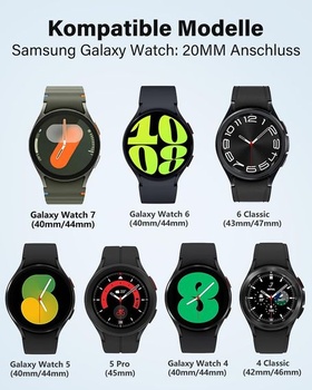 Silikónový športový remienok SimpleThings pre Galaxy Watch 7 40mm 44mm Band Galaxy Watch 7/6/5/4/FE