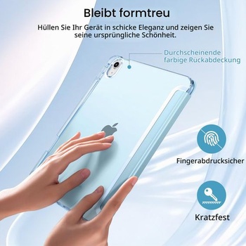 Puzdro MoKo pre iPad Air 11 palcov (M4/M3/M2) 2026/2025/2024 s držiakom pera, nebesky modré